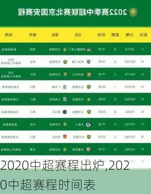 16中超赛程 2020年中超第16轮-第2张图片-www.211178.com_果博福布斯